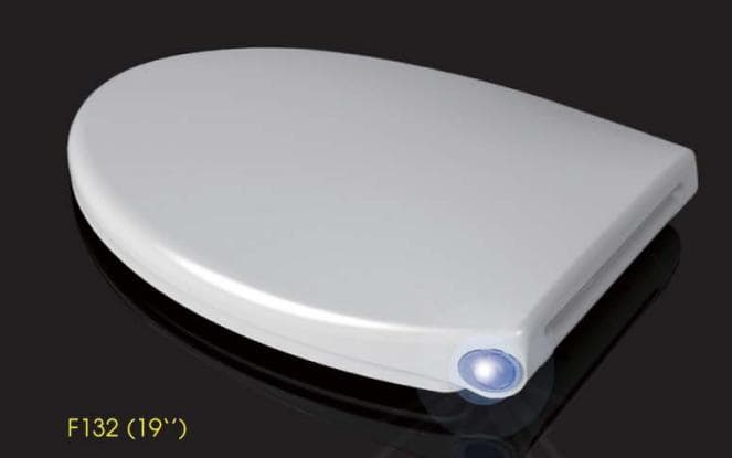 American standard elongated LED nightlight wc toilet seat cover with soft close and quick release Made in China